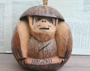 Nothing says "I love you" like a coconut monkey.